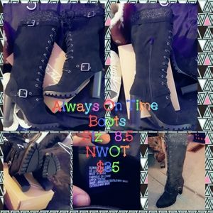 NWOT Always On Time High Heel Boots